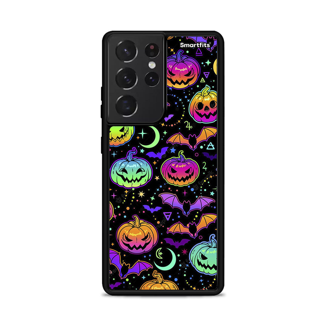 Neon Halloween - Samsung Galaxy S21 Ultra θήκη