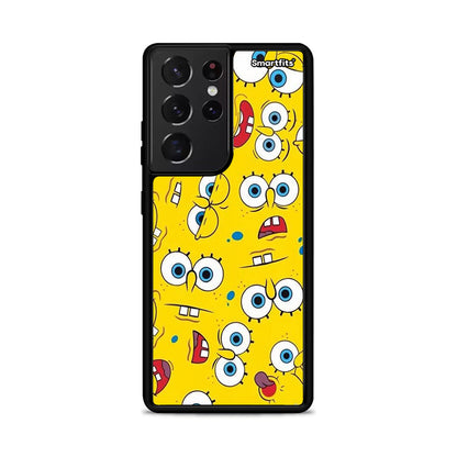PopArt Sponge - Samsung Galaxy S21 Ultra θήκη