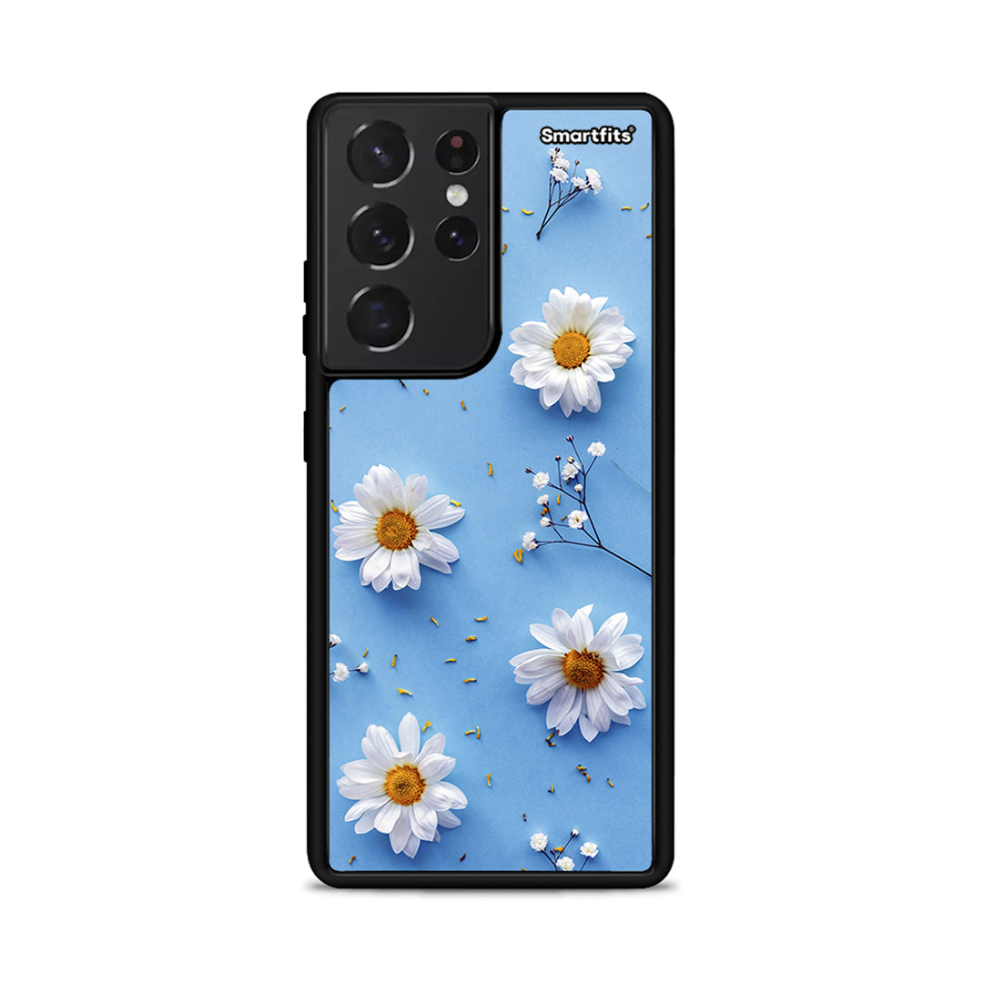 Real Daisies - Samsung Galaxy S21 Ultra θήκη