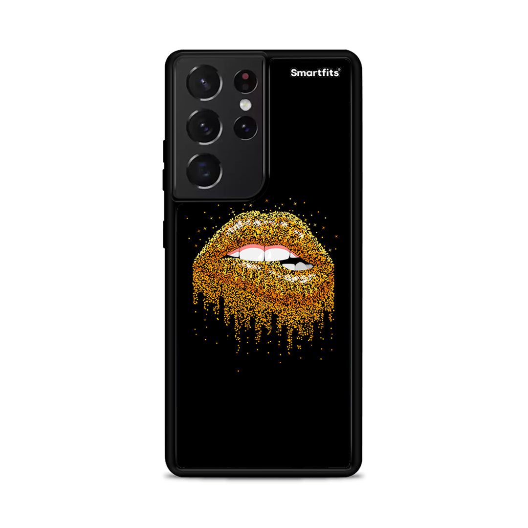 Valentine Golden - Samsung Galaxy S21 Ultra θήκη
