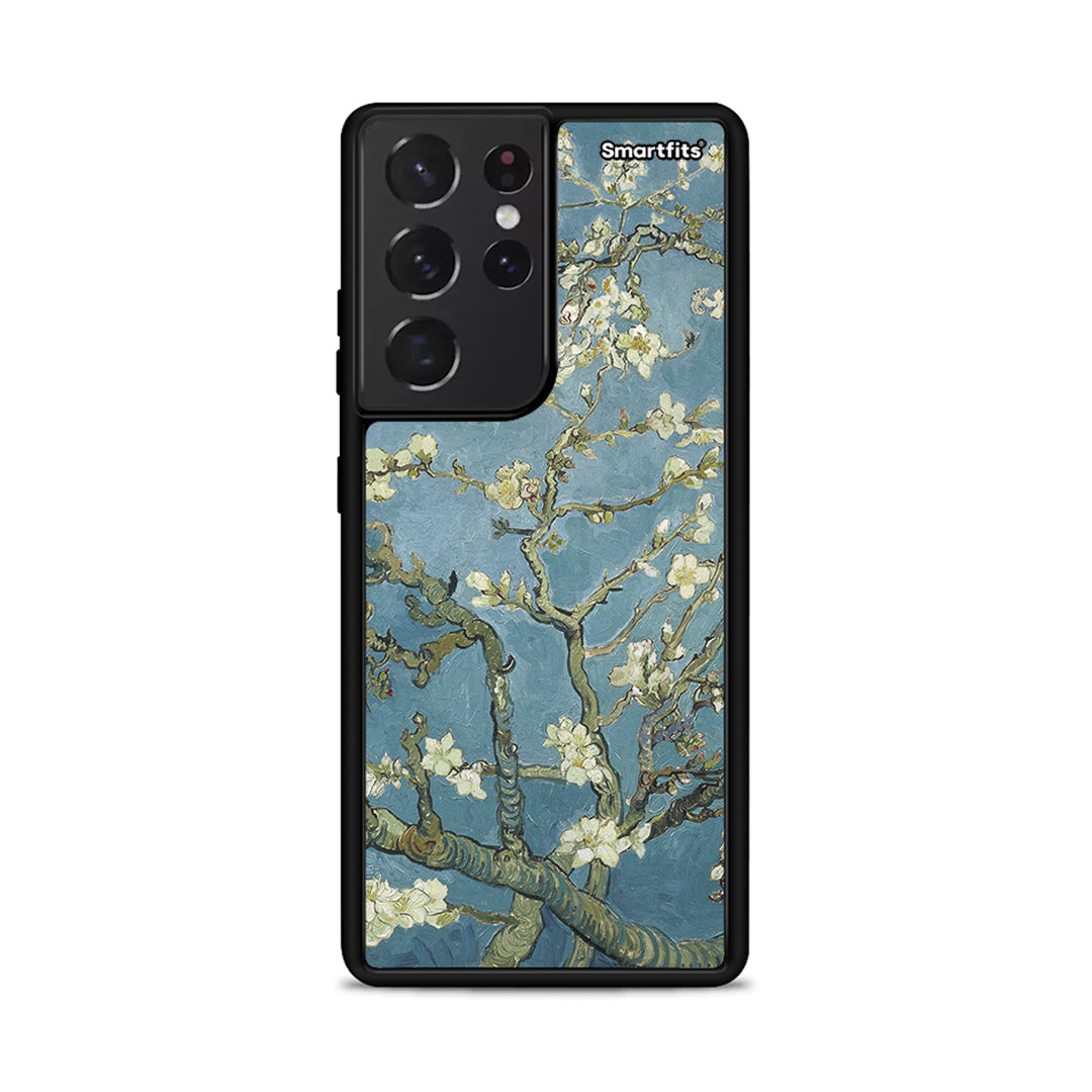 White Blossoms - Samsung Galaxy S21 Ultra θήκη