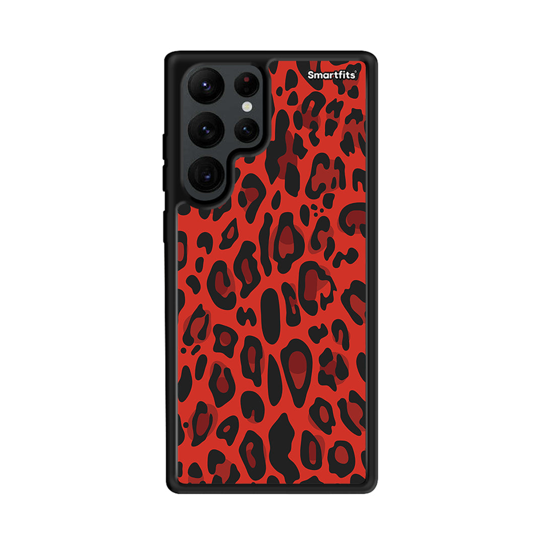 Animal Red Leopard - Samsung Galaxy S22 Ultra θήκη