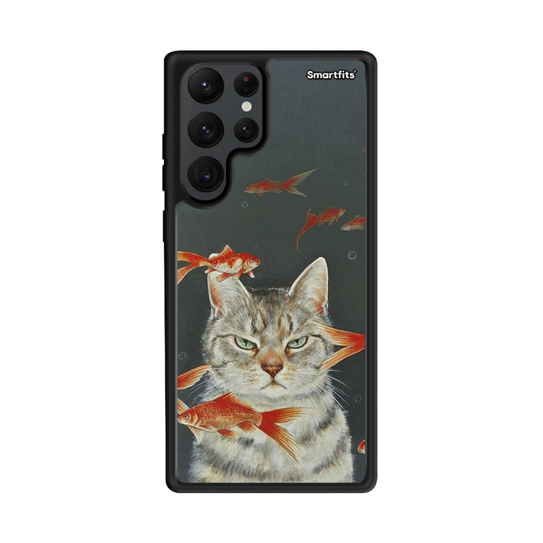 Cat Goldfish - Samsung Galaxy S22 Ultra θήκη