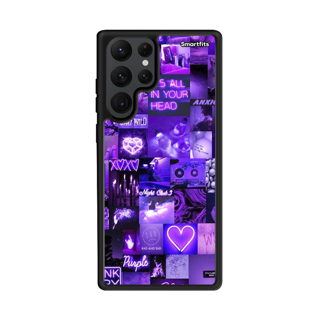 Collage Stay Wild - Samsung Galaxy S22 Ultra θήκη