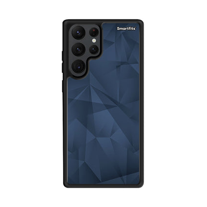 Geometric Blue Abstract - Samsung Galaxy S22 Ultra θήκη