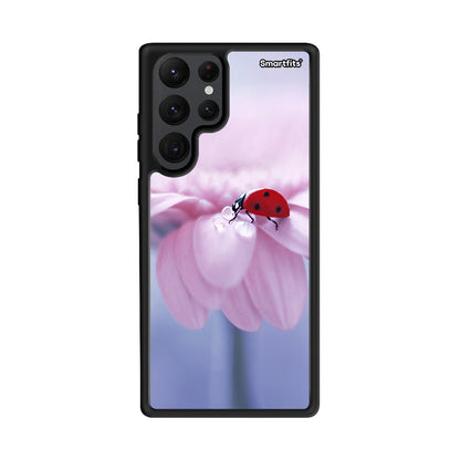 Ladybug Flower - Samsung Galaxy S22 Ultra θήκη
