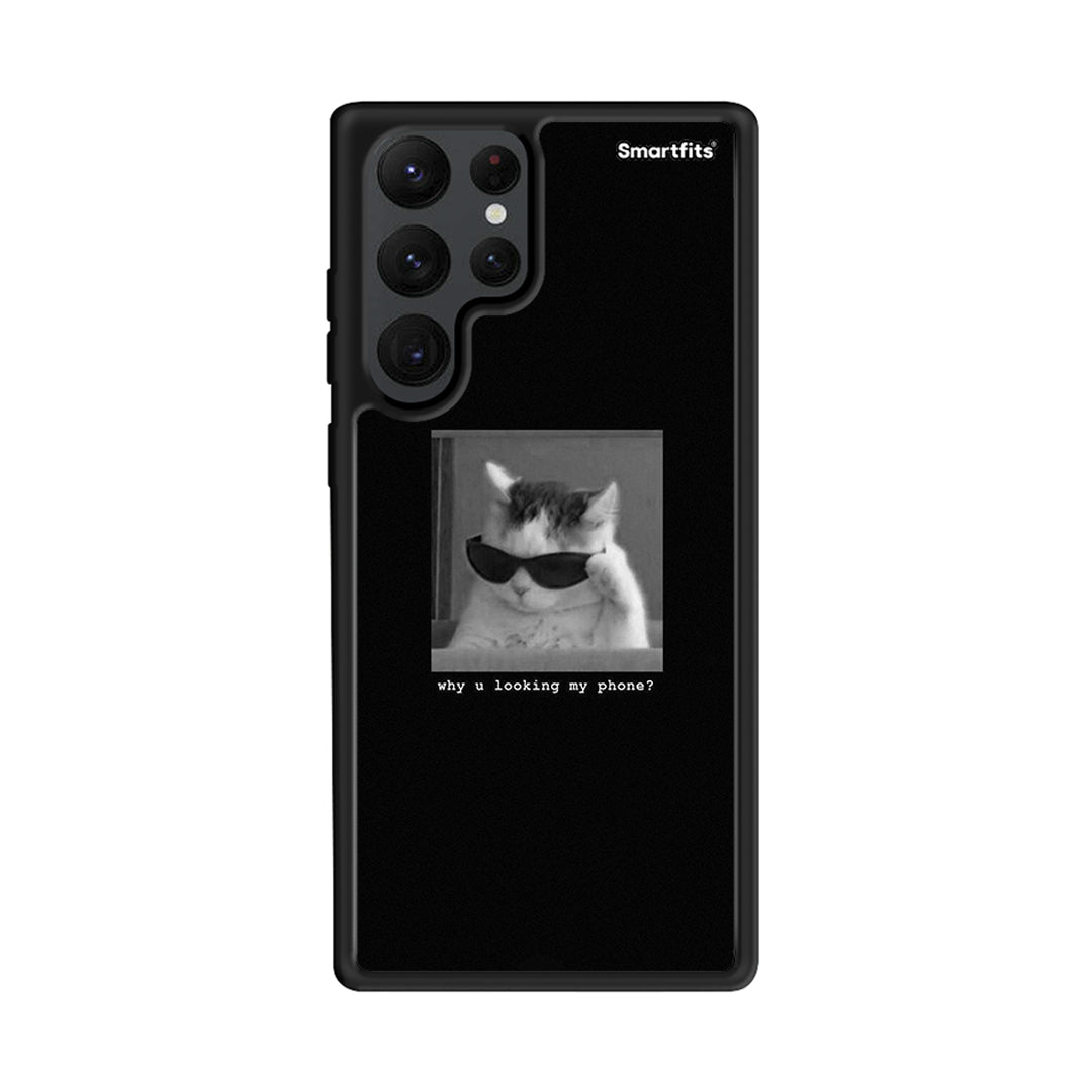 Meme Cat - Samsung Galaxy S22 Ultra θήκη