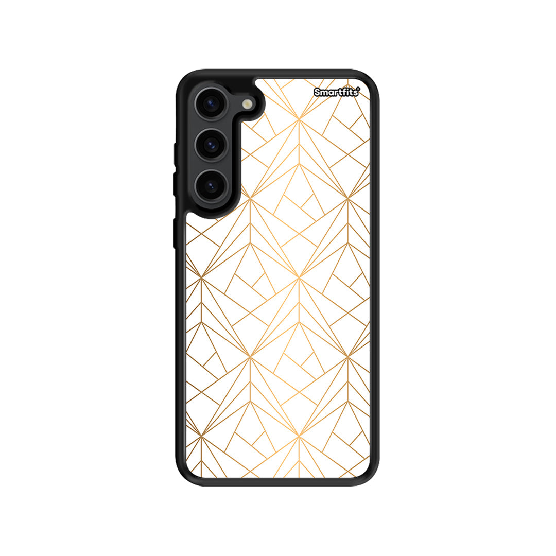 Geometric Luxury White - Samsung Galaxy S23 Plus θήκη