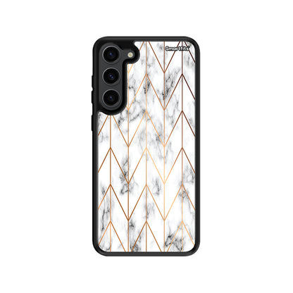 Marble Gold Geometric - Samsung Galaxy S23 Plus θήκη