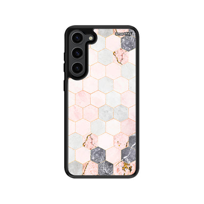 Marble Hexagon Pink - Samsung Galaxy S23 Plus θήκη