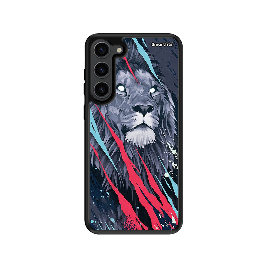 PopArt Lion Designer - Samsung Galaxy S23 Plus θήκη