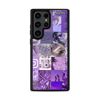 Purple Aesthetic Collage - Samsung Galaxy S23 Ultra θήκη
