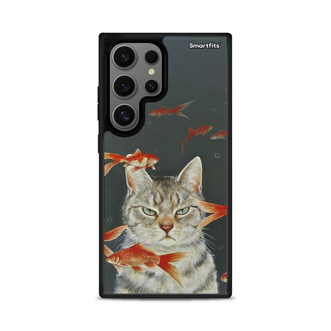 228 Cat Goldfish - Samsung Galaxy S24 Ultra θήκη