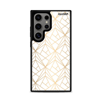 Geometric Luxury White - Samsung Galaxy S24 Ultra θήκη