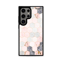 Thumbnail for 187 Marble Hexagon Pink - Samsung Galaxy S24 Ultra θήκη
