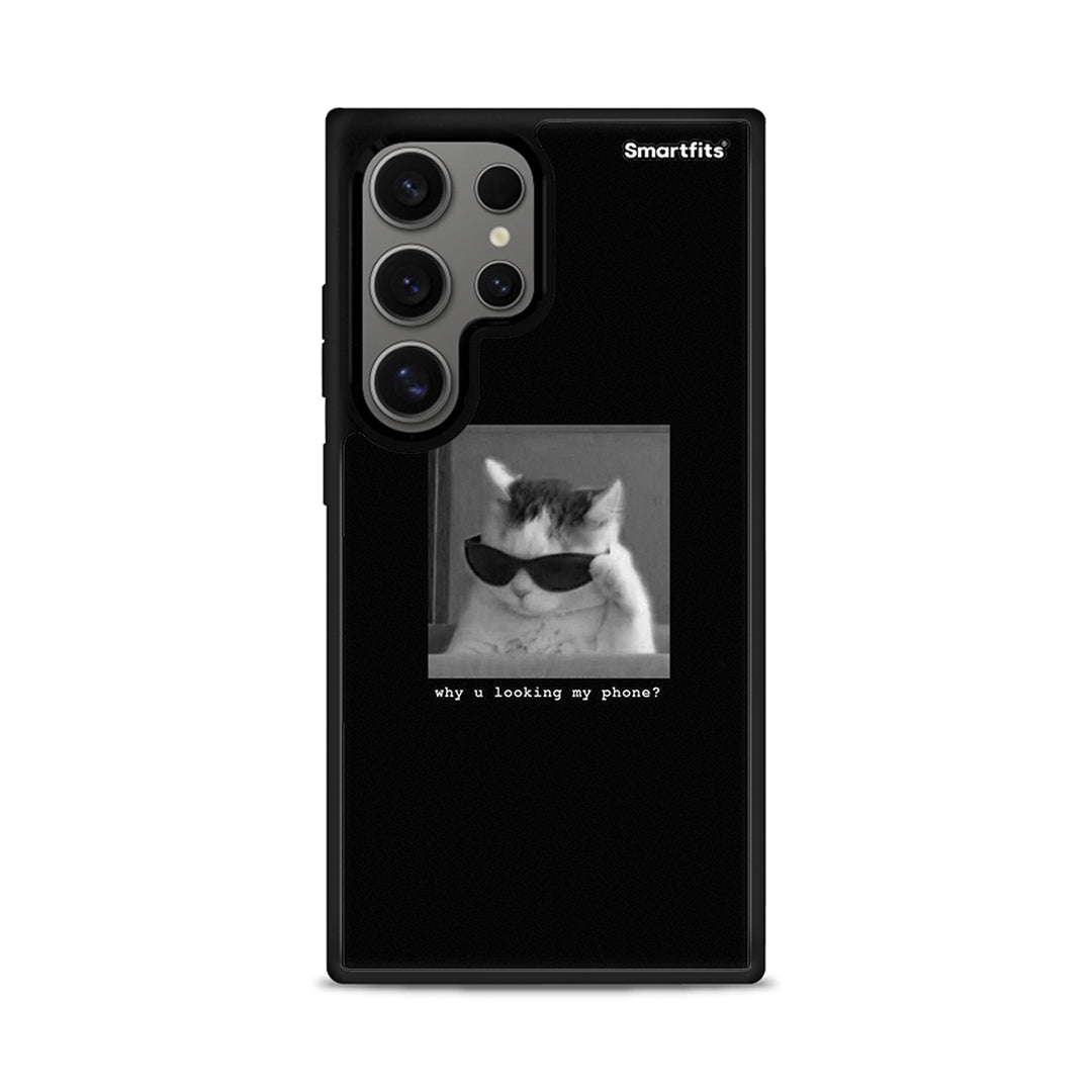 Meme Cat - Samsung Galaxy S24 Ultra θήκη