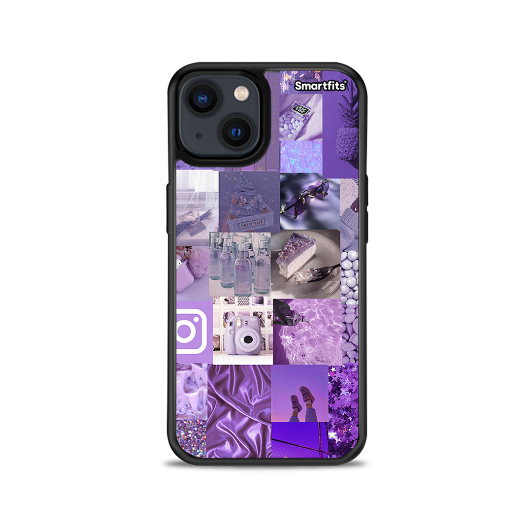 Purple Aesthetic Collage - iPhone 13 θήκη