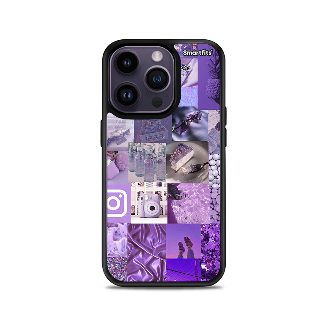 Purple Aesthetic Collage - iPhone 15 Pro θήκη