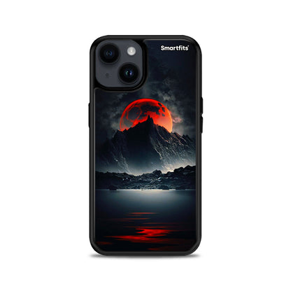 Red Full Moon - iPhone 15 θήκη