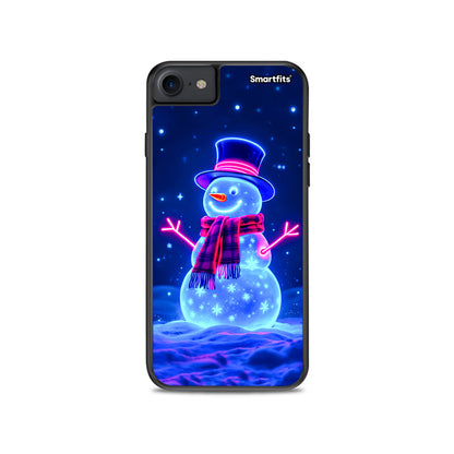 Christmas Neon Snowman - iPhone 7 / 8 / SE 2020 θήκη