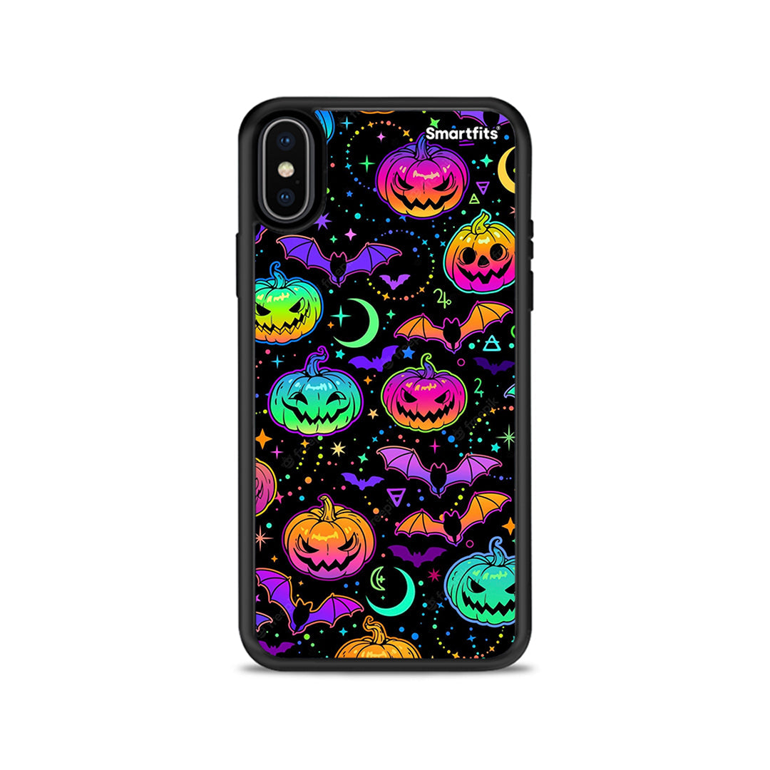 Neon Halloween - iPhone X / Xs θήκη