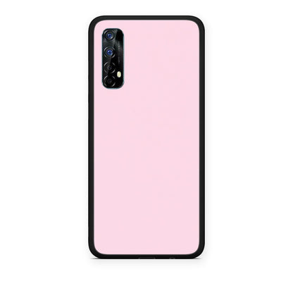 Θήκη Realme 7 Pale Pink από τη Smartfits με σχέδιο στο πίσω μέρος και μαύρο περίβλημα | Realme 7 Pale Pink case with colorful back and black bezels