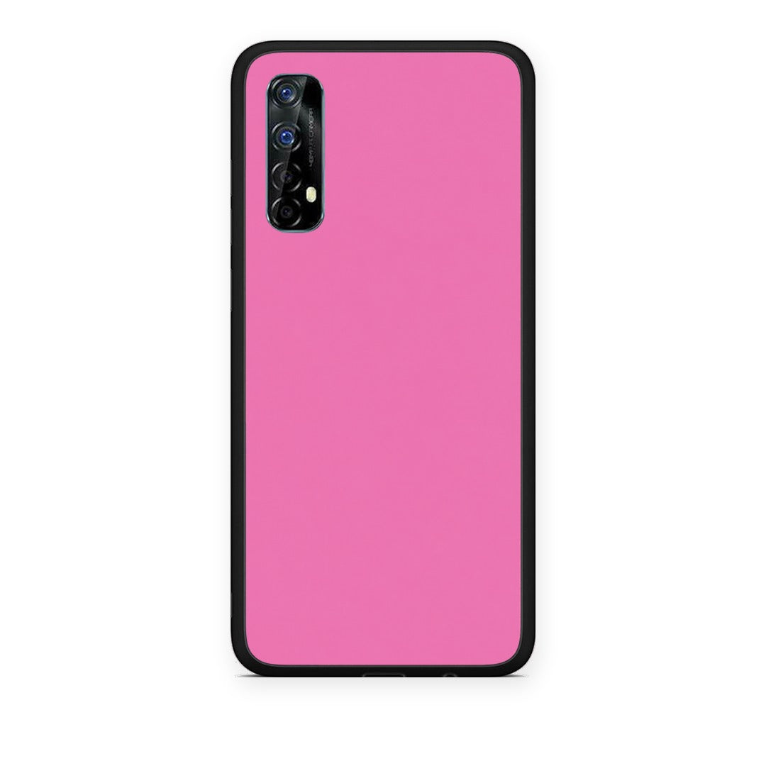 Θήκη Realme 7 Rose Pink από τη Smartfits με σχέδιο στο πίσω μέρος και μαύρο περίβλημα | Realme 7 Rose Pink case with colorful back and black bezels