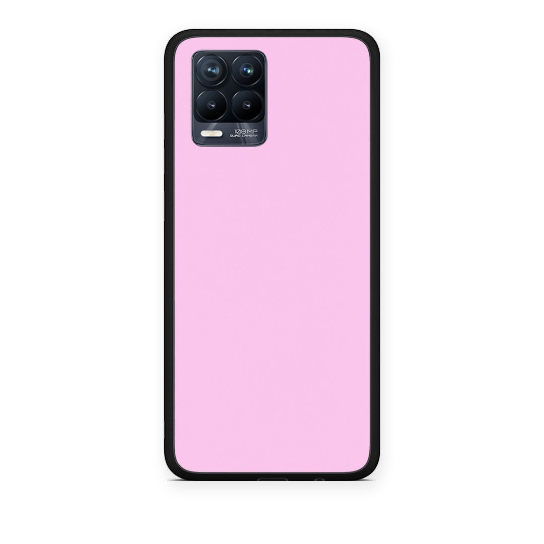 Θήκη Realme 8 / 8 Pro Cotton Candy Pink από τη Smartfits με σχέδιο στο πίσω μέρος και μαύρο περίβλημα | Realme 8 / 8 Pro Cotton Candy Pink case with colorful back and black bezels