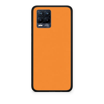 Θήκη Realme 8 / 8 Pro Tangerine Orange από τη Smartfits με σχέδιο στο πίσω μέρος και μαύρο περίβλημα | Realme 8 / 8 Pro Tangerine Orange case with colorful back and black bezels