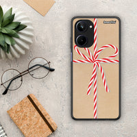 Thumbnail for Θήκη Realme 10 Christmas Gift από τη Smartfits με σχέδιο στο πίσω μέρος και μαύρο περίβλημα | Realme 10 Christmas Gift Case with Colorful Back and Black Bezels