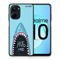 Thumbnail for Θήκη Realme 10 Hug Me από τη Smartfits με σχέδιο στο πίσω μέρος και μαύρο περίβλημα | Realme 10 Hug Me Case with Colorful Back and Black Bezels