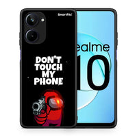 Thumbnail for Θήκη Realme 10 My Phone από τη Smartfits με σχέδιο στο πίσω μέρος και μαύρο περίβλημα | Realme 10 My Phone Case with Colorful Back and Black Bezels