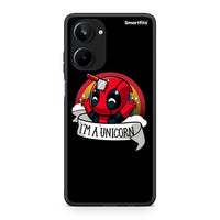 Thumbnail for Θήκη Realme 10 Unicorn Deadpool από τη Smartfits με σχέδιο στο πίσω μέρος και μαύρο περίβλημα | Realme 10 Unicorn Deadpool Case with Colorful Back and Black Bezels