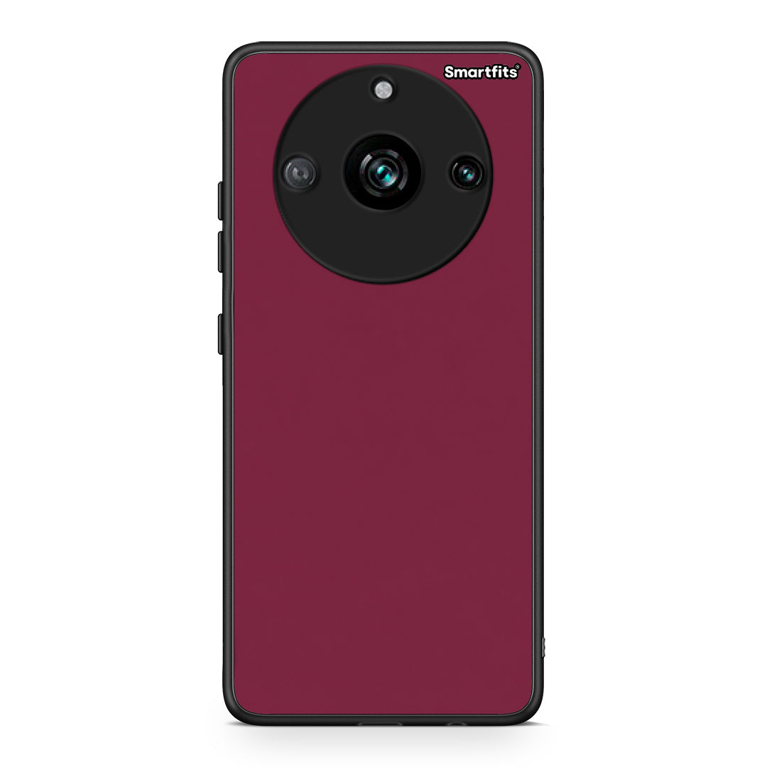 Θήκη Realme 11 Pro+ Burgundy από τη Smartfits με σχέδιο στο πίσω μέρος και μαύρο περίβλημα | Realme 11 Pro+ Burgundy case with colorful back and black bezels