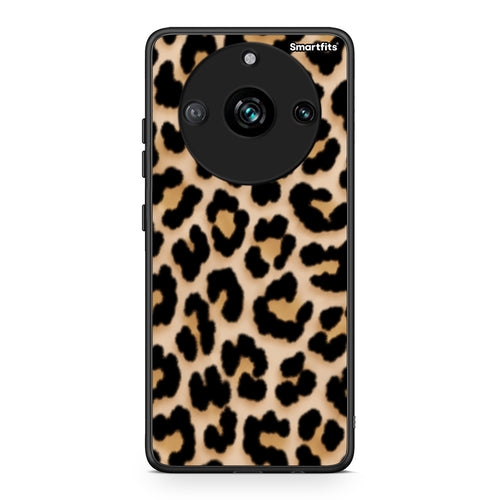 Θήκη Realme 11 Pro Leopard Print Tan Small από τη Smartfits με σχέδιο στο πίσω μέρος και μαύρο περίβλημα | Realme 11 Pro Leopard Print Tan Small case with colorful back and black bezels
