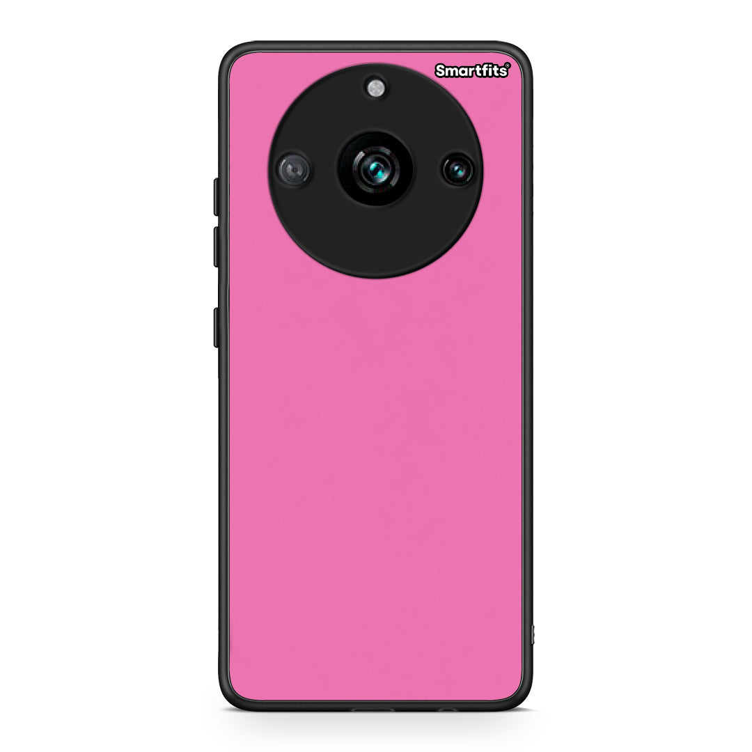 Θήκη Realme 11 Pro Rose Pink από τη Smartfits με σχέδιο στο πίσω μέρος και μαύρο περίβλημα | Realme 11 Pro Rose Pink case with colorful back and black bezels
