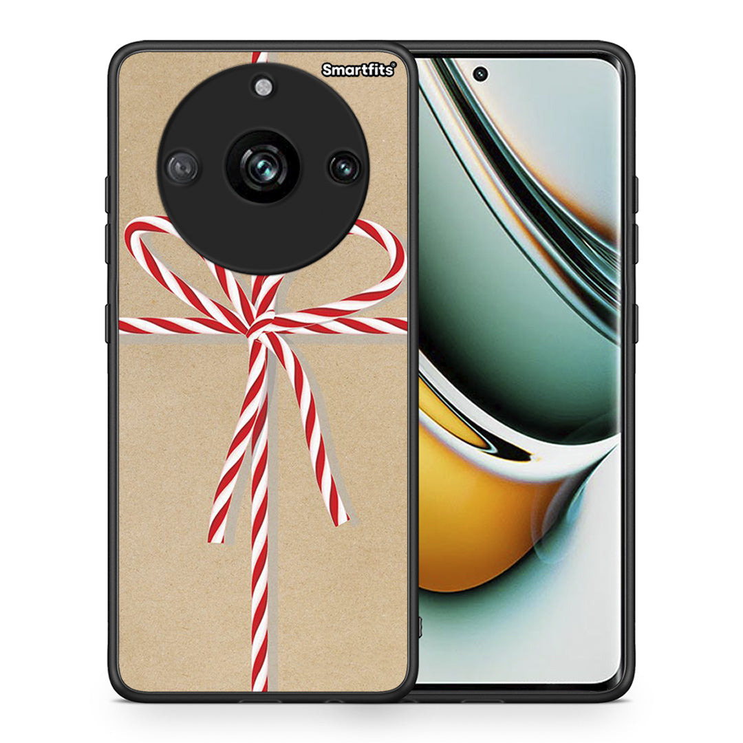 Θήκη Realme 11 Pro Christmas Gift από τη Smartfits με σχέδιο στο πίσω μέρος και μαύρο περίβλημα | Realme 11 Pro Christmas Gift case with colorful back and black bezels