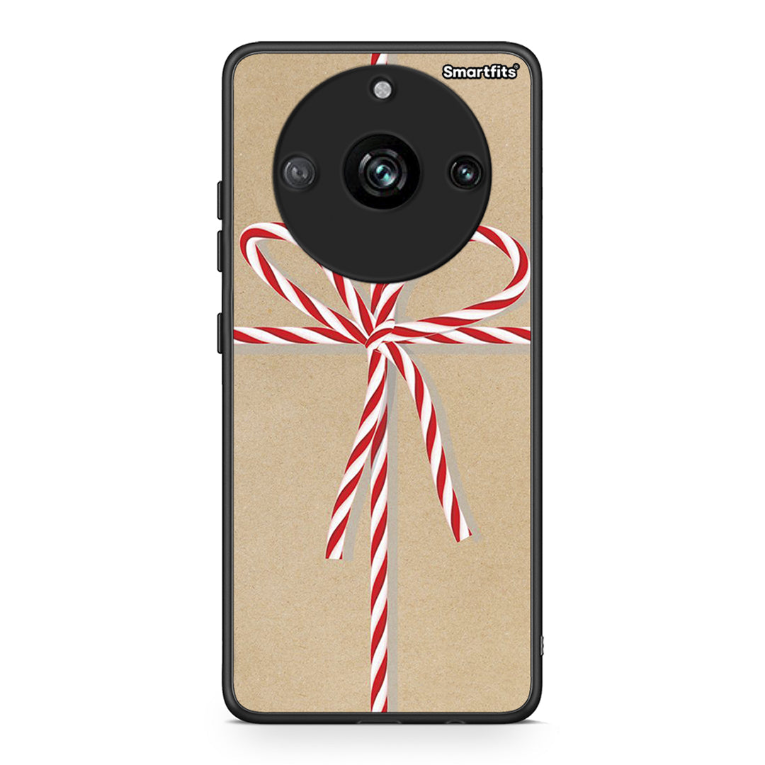 Realme 11 Pro+ Christmas Gift θήκη από τη Smartfits με σχέδιο στο πίσω μέρος και μαύρο περίβλημα | Smartphone case with colorful back and black bezels by Smartfits