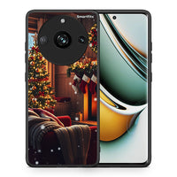 Thumbnail for Θήκη Realme 11 Pro Home For Christmas από τη Smartfits με σχέδιο στο πίσω μέρος και μαύρο περίβλημα | Realme 11 Pro Home For Christmas case with colorful back and black bezels