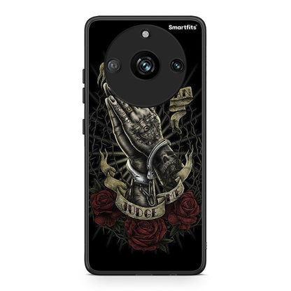 Realme 11 Pro Judge By God θήκη από τη Smartfits με σχέδιο στο πίσω μέρος και μαύρο περίβλημα | Smartphone case with colorful back and black bezels by Smartfits