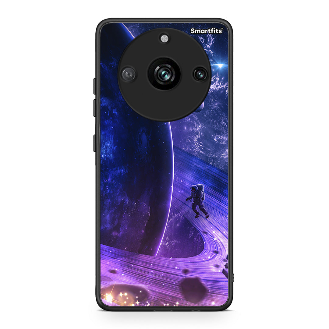 Realme 11 Pro Lost Astronaut θήκη από τη Smartfits με σχέδιο στο πίσω μέρος και μαύρο περίβλημα | Smartphone case with colorful back and black bezels by Smartfits