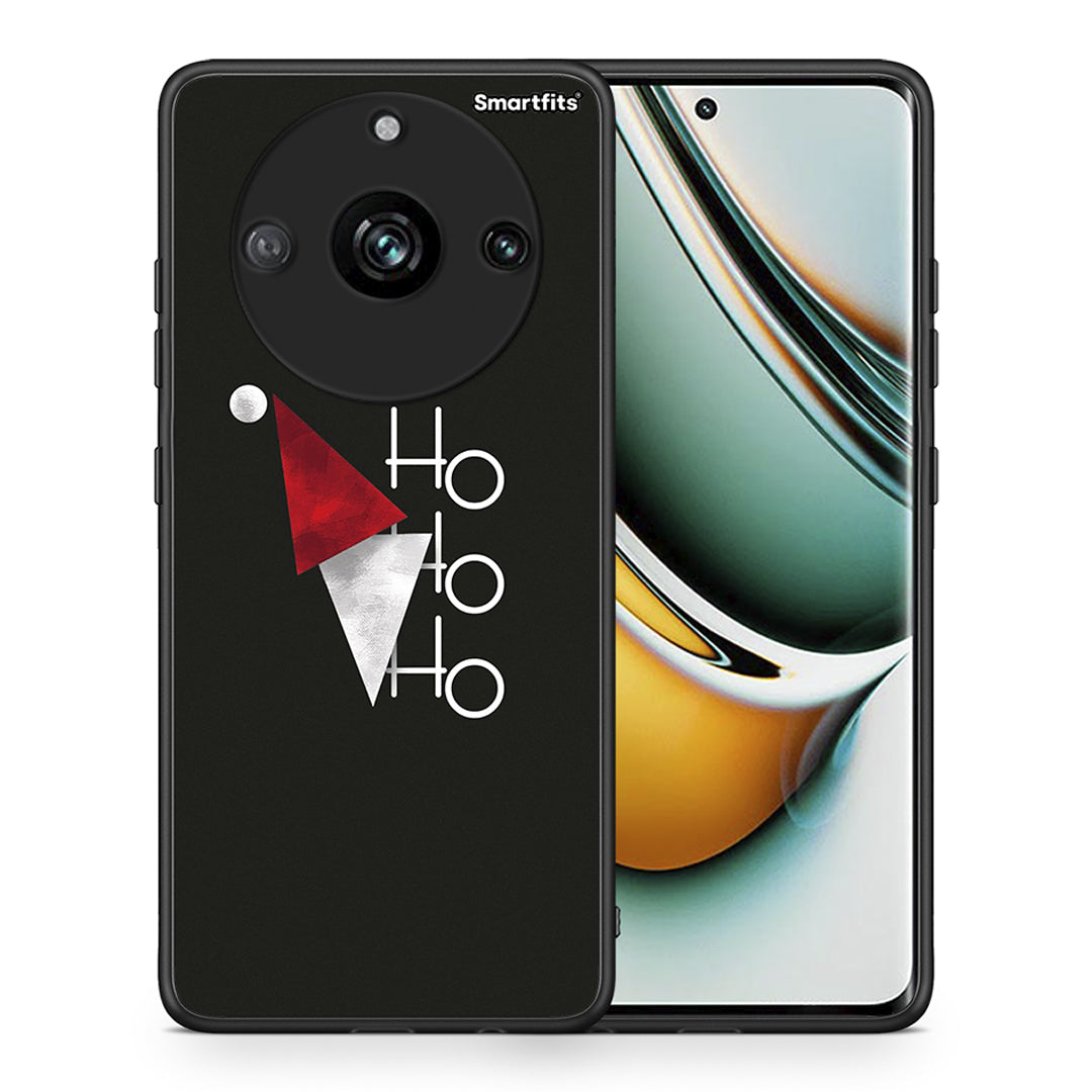 Θήκη Realme 11 Pro Minimal Christmas από τη Smartfits με σχέδιο στο πίσω μέρος και μαύρο περίβλημα | Realme 11 Pro Minimal Christmas case with colorful back and black bezels