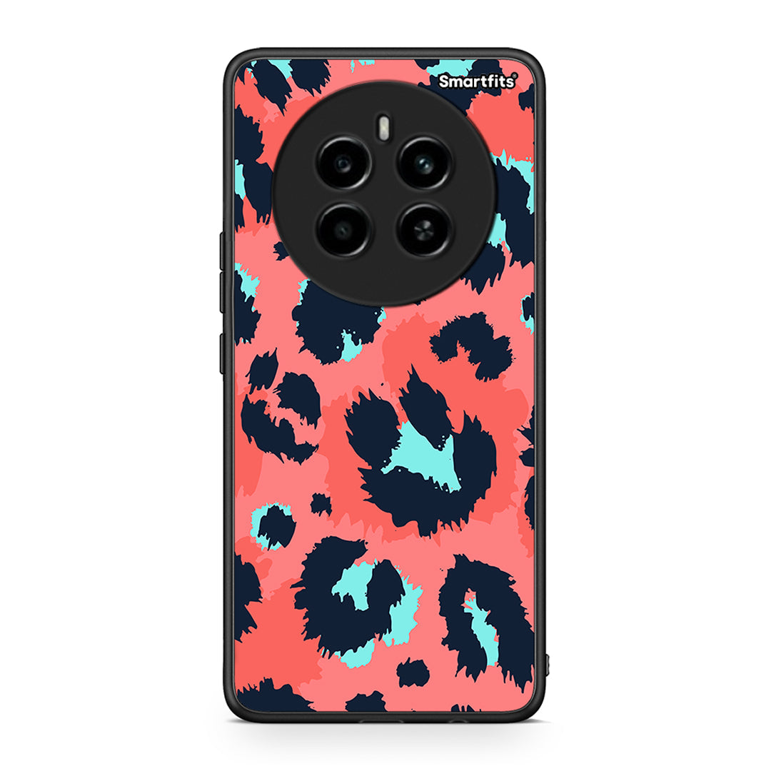 22 - Realme 12 4G / 12+ / 13 4G Pink Leopard Animal case, cover, bumper