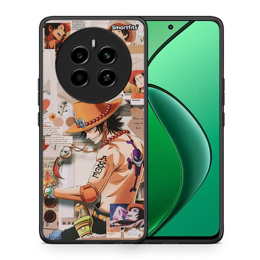 Θήκη Realme 12 4G / 12+ / 13 4G Anime Collage από τη Smartfits με σχέδιο στο πίσω μέρος και μαύρο περίβλημα | Realme 12 4G / 12+ / 13 4G Anime Collage case with colorful back and black bezels