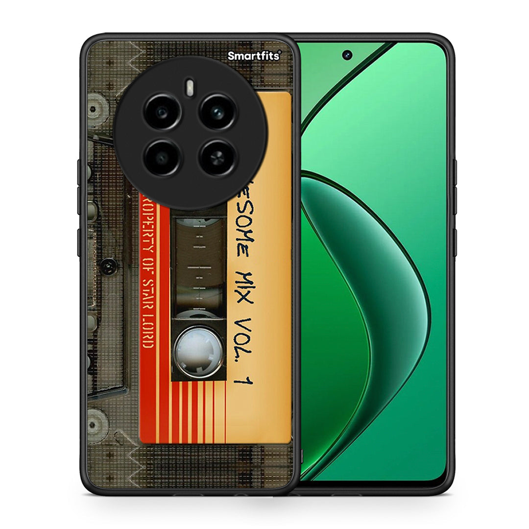 Θήκη Realme 12 4G / 12+ / 13 4G Awesome Mix από τη Smartfits με σχέδιο στο πίσω μέρος και μαύρο περίβλημα | Realme 12 4G / 12+ / 13 4G Awesome Mix case with colorful back and black bezels