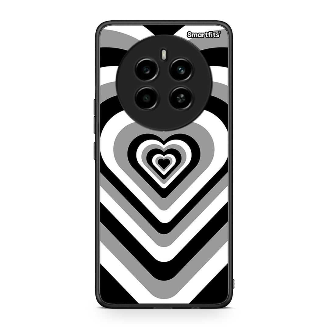 Realme 12 4G / 12+ / 13 4G Black Hearts θήκη από τη Smartfits με σχέδιο στο πίσω μέρος και μαύρο περίβλημα | Smartphone case with colorful back and black bezels by Smartfits