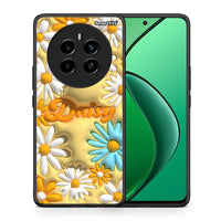 Thumbnail for Θήκη Realme 12 4G / 12+ / 13 4G Bubble Daisies από τη Smartfits με σχέδιο στο πίσω μέρος και μαύρο περίβλημα | Realme 12 4G / 12+ / 13 4G Bubble Daisies case with colorful back and black bezels