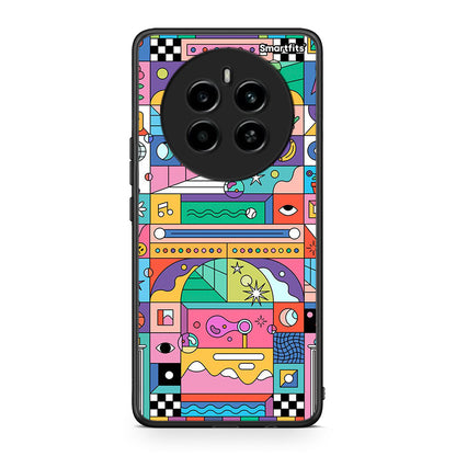 Realme 12 4G / 12+ / 13 4G Bubbles Soap θήκη από τη Smartfits με σχέδιο στο πίσω μέρος και μαύρο περίβλημα | Smartphone case with colorful back and black bezels by Smartfits