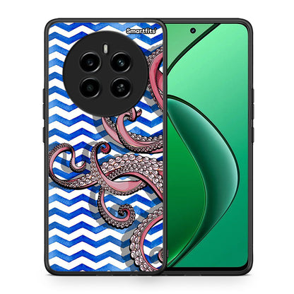 Θήκη Realme 12 4G / 12+ / 13 4G Chevron Devilfish από τη Smartfits με σχέδιο στο πίσω μέρος και μαύρο περίβλημα | Realme 12 4G / 12+ / 13 4G Chevron Devilfish case with colorful back and black bezels