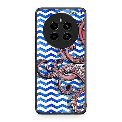 Realme 12 4G / 12+ / 13 4G Chevron Devilfish θήκη από τη Smartfits με σχέδιο στο πίσω μέρος και μαύρο περίβλημα | Smartphone case with colorful back and black bezels by Smartfits
